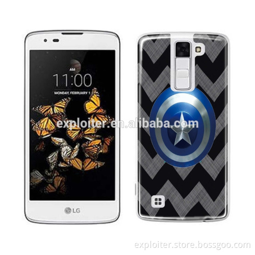 Ultra thin soft plastic gel custom design cell phone case for LG K8 cell phone case